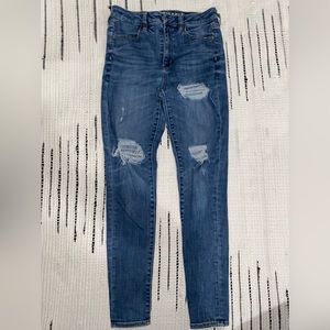 American Eagle super stretch highrise skinny jeans